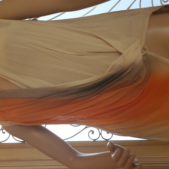 Italian designer Bage/ginger cotton / silk top - Picture 4 of 4